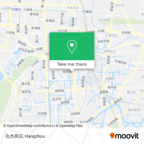 合杰商店 map