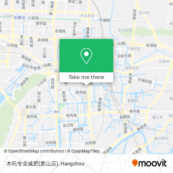 木吒专业减肥(萧山店) map