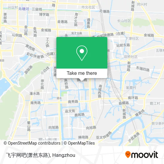 飞宇网吧(萧然东路) map