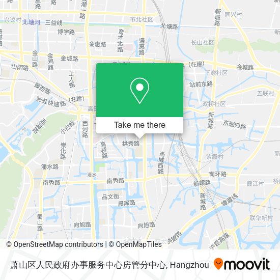 萧山区人民政府办事服务中心房管分中心 map