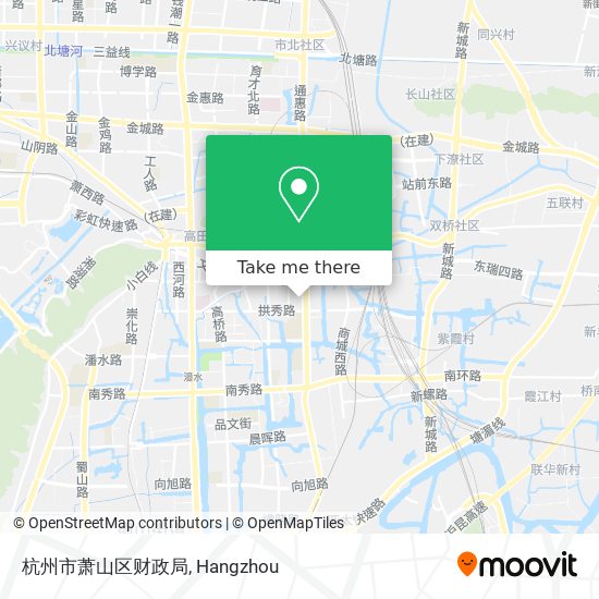 杭州市萧山区财政局 map