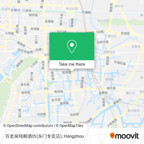 百老泉纯粮酒坊(东门专卖店) map