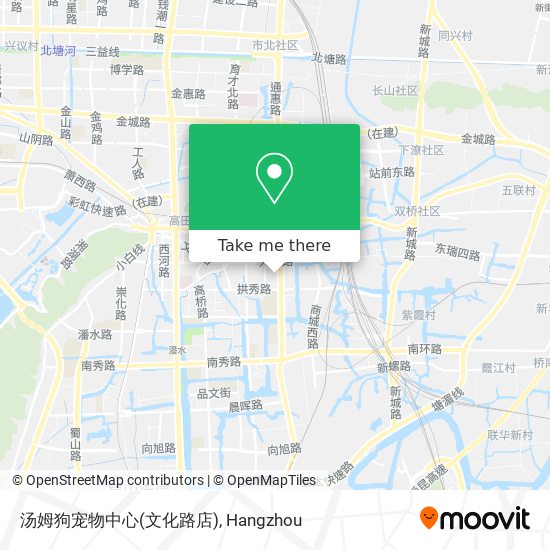 汤姆狗宠物中心(文化路店) map