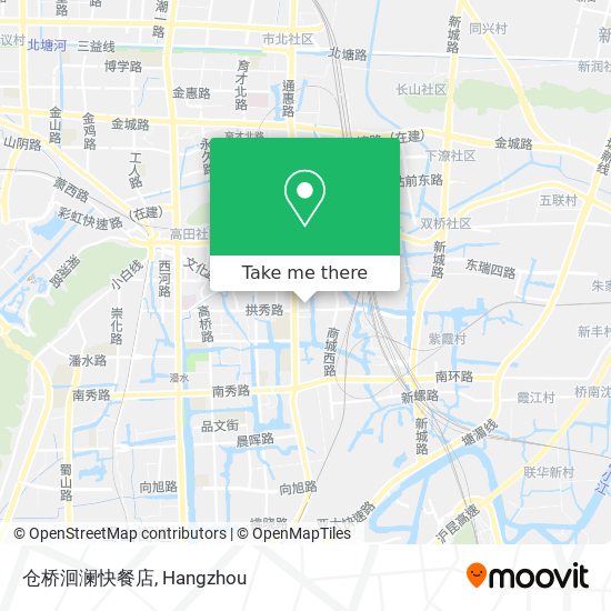 仓桥洄澜快餐店 map
