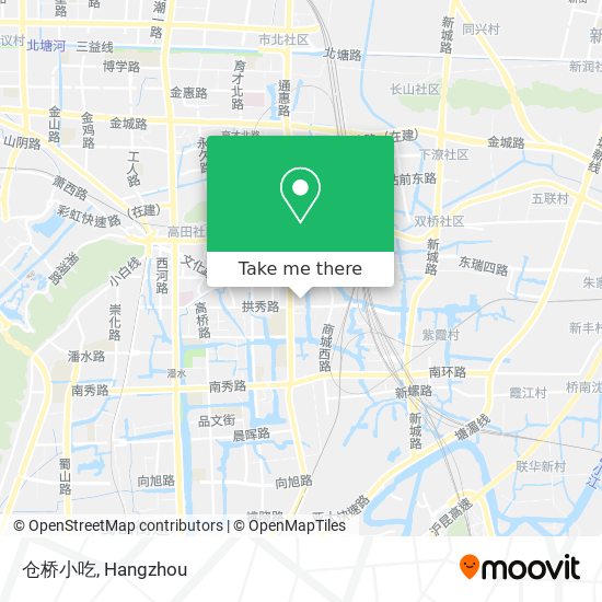 仓桥小吃 map
