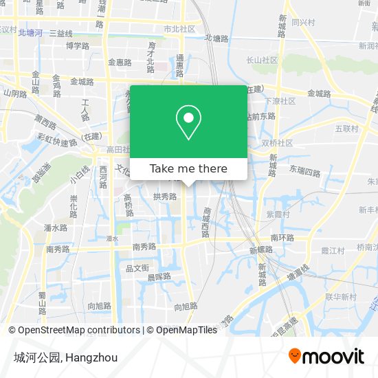 城河公园 map
