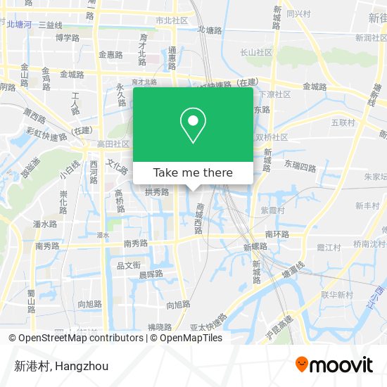 新港村 map