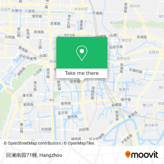 回澜南园71幢 map