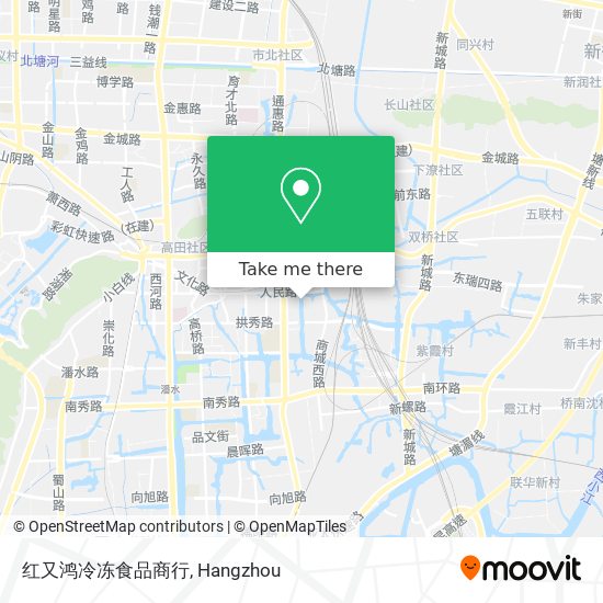 红又鸿冷冻食品商行 map
