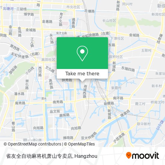 雀友全自动麻将机萧山专卖店 map