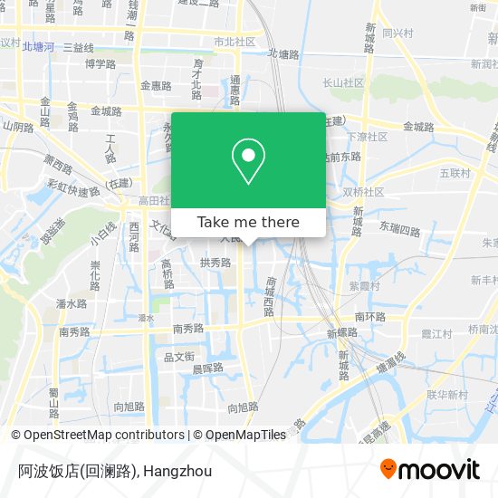阿波饭店(回澜路) map