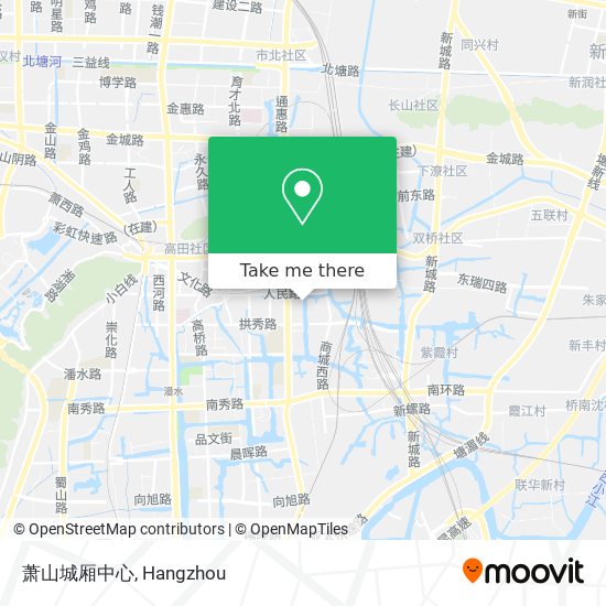 萧山城厢中心 map