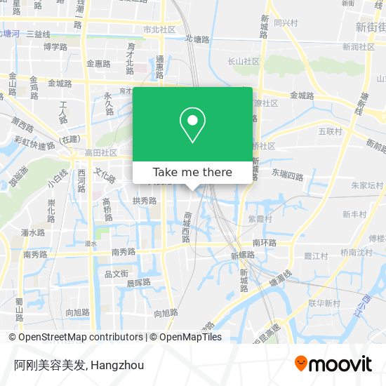阿刚美容美发 map