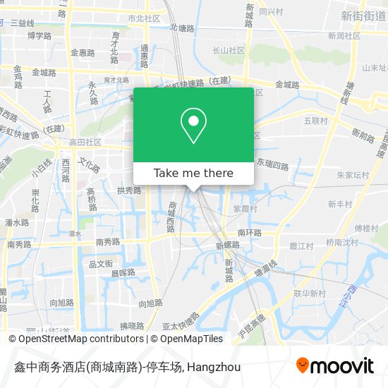 鑫中商务酒店(商城南路)-停车场 map