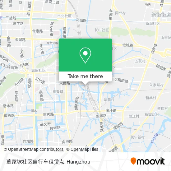 董家埭社区自行车租赁点 map
