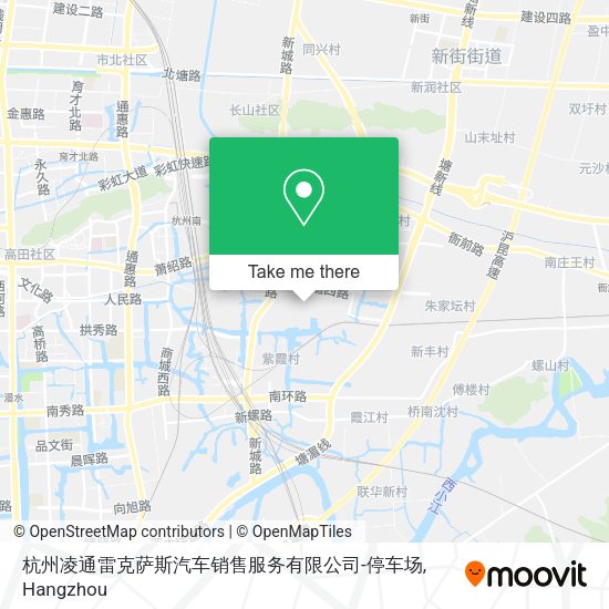 杭州凌通雷克萨斯汽车销售服务有限公司-停车场 map