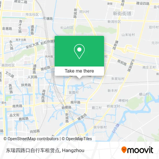东瑞四路口自行车租赁点 map