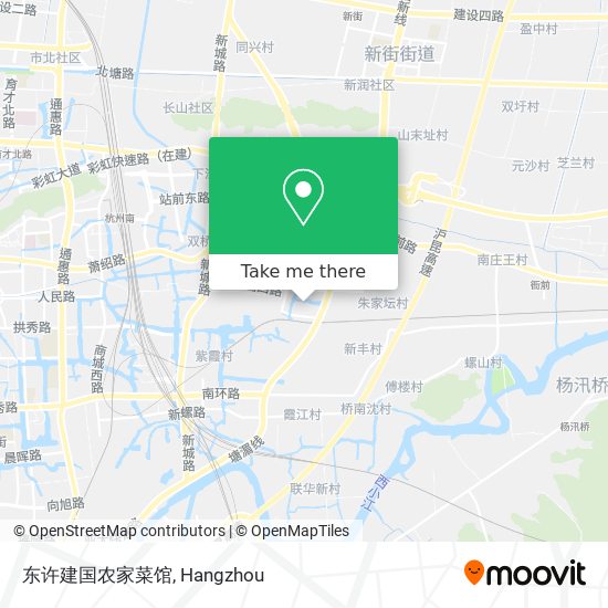 东许建国农家菜馆 map