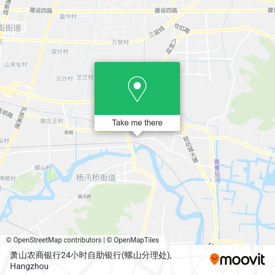 萧山农商银行24小时自助银行(螺山分理处) map