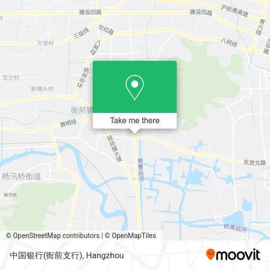 中国银行(衙前支行) map