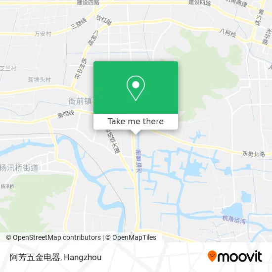 阿芳五金电器 map