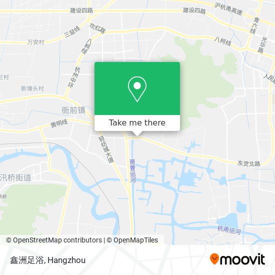 鑫洲足浴 map