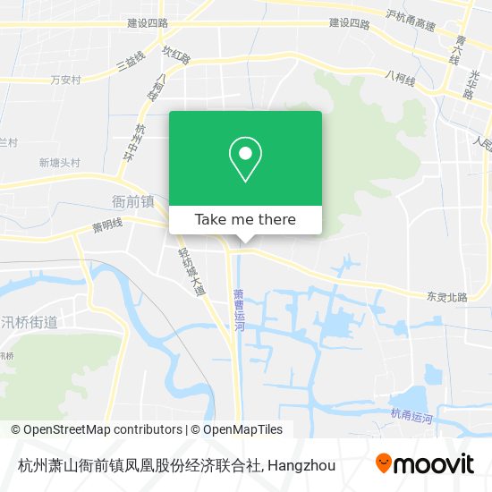 杭州萧山衙前镇凤凰股份经济联合社 map