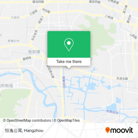 恒逸公寓 map