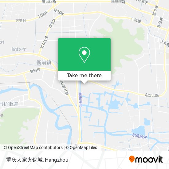 重庆人家火锅城 map
