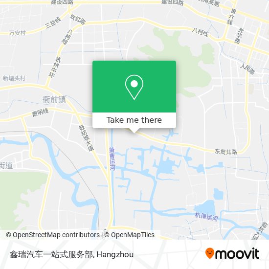 鑫瑞汽车一站式服务部 map
