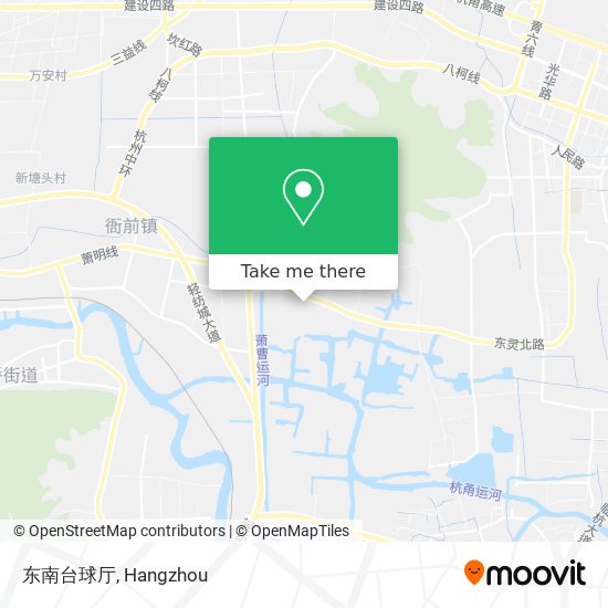 东南台球厅 map