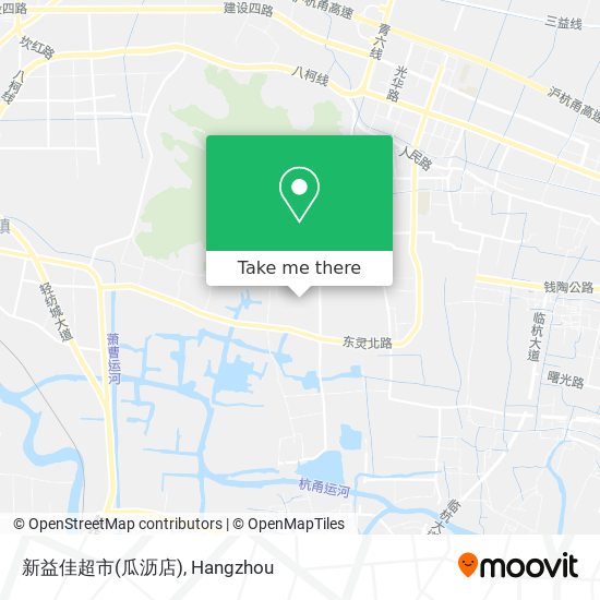 新益佳超市(瓜沥店) map