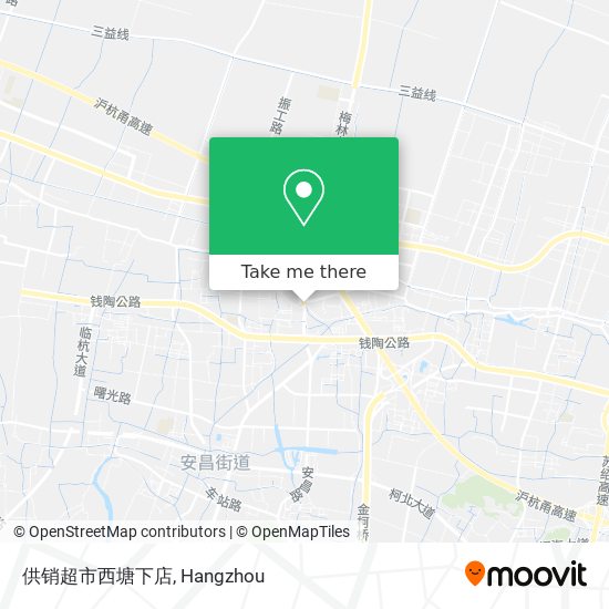 供销超市西塘下店 map