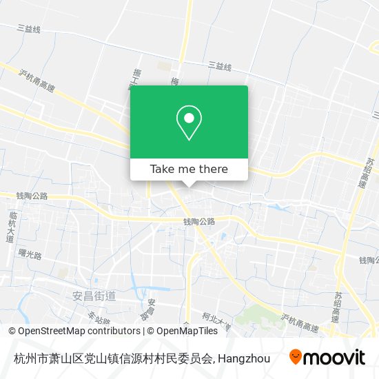 杭州市萧山区党山镇信源村村民委员会 map