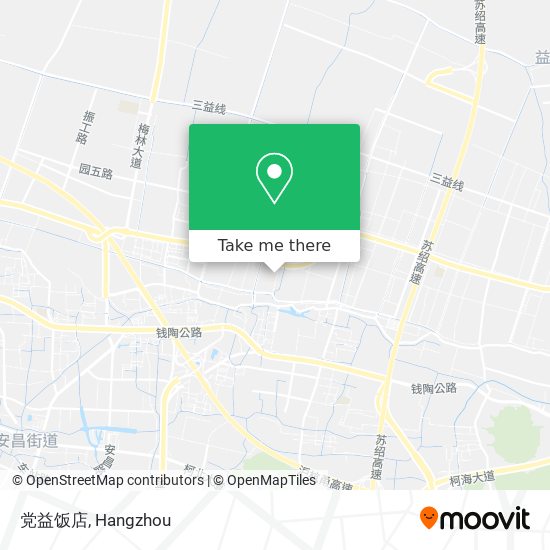 党益饭店 map