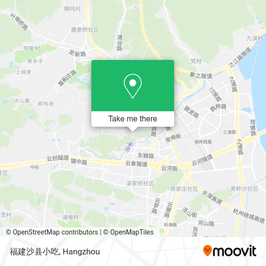 福建沙县小吃 map