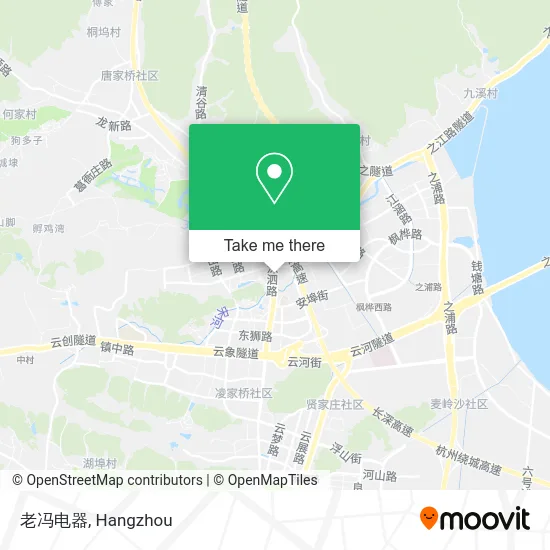 老冯电器 map