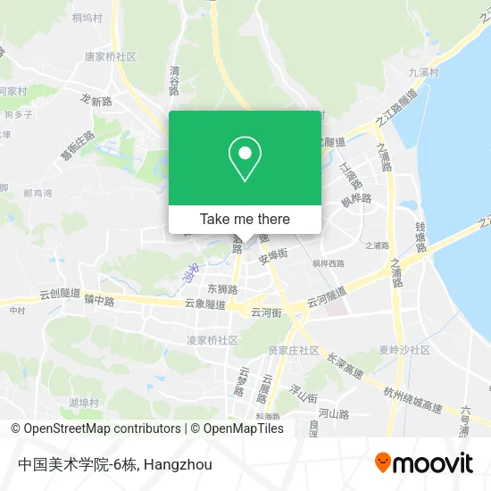 中国美术学院-6栋 map