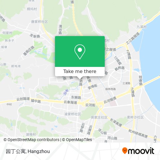 园丁公寓 map
