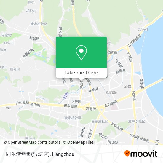 同乐湾烤鱼(转塘店) map