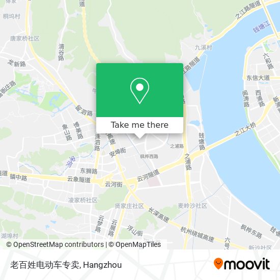 老百姓电动车专卖 map