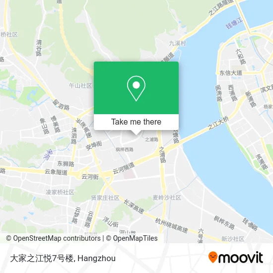 大家之江悦7号楼 map