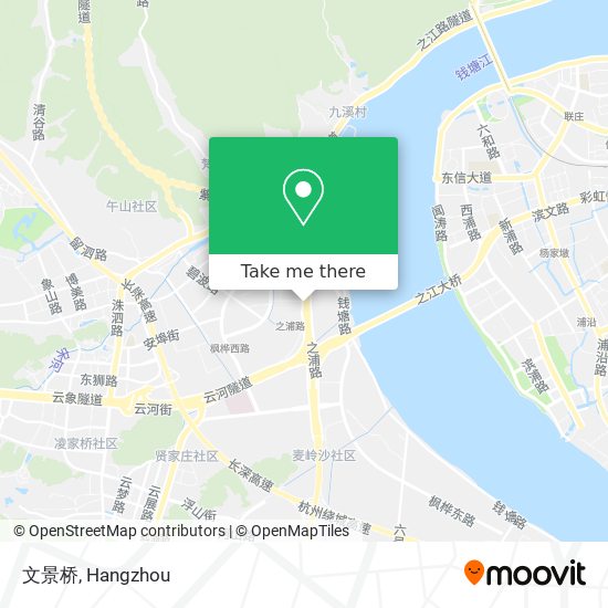 文景桥 map