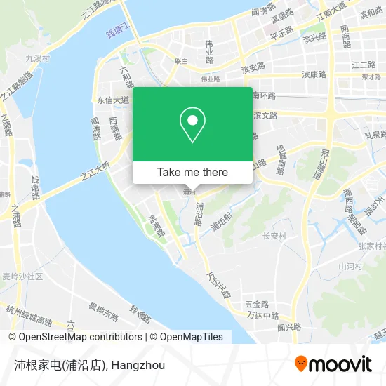 沛根家电(浦沿店) map