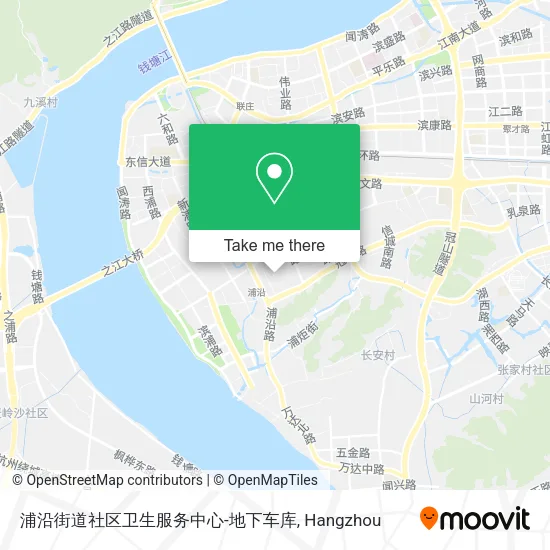 浦沿街道社区卫生服务中心-地下车库 map