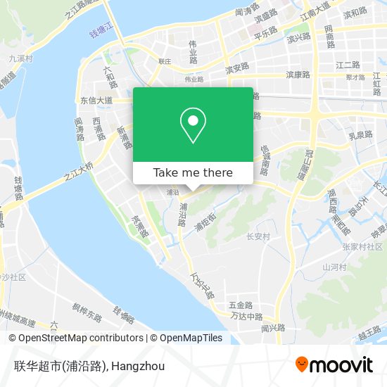 联华超市(浦沿路) map