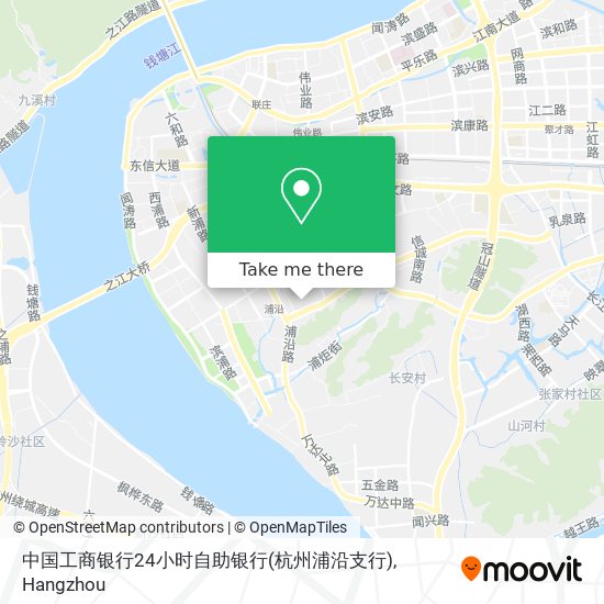 中国工商银行24小时自助银行(杭州浦沿支行) map