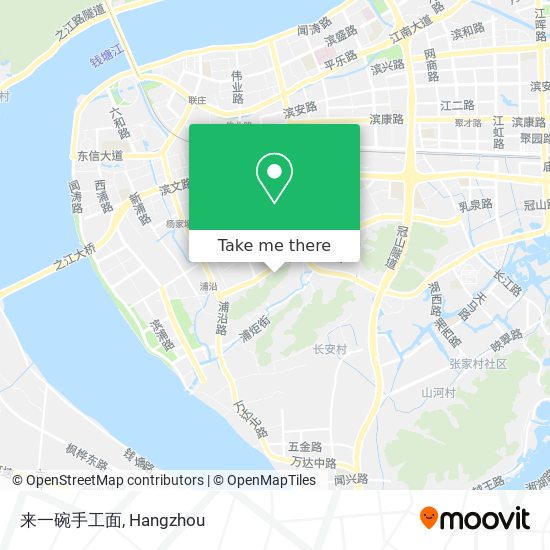 来一碗手工面 map