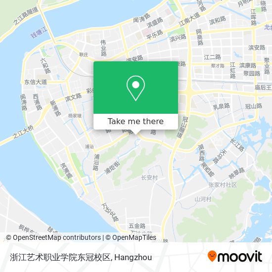 浙江艺术职业学院东冠校区 map