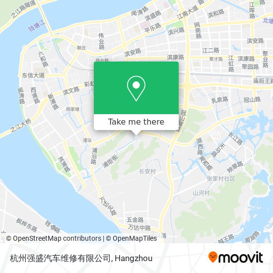 杭州强盛汽车维修有限公司 map